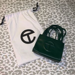 Telfar Small Dark Olive Shopping Bag